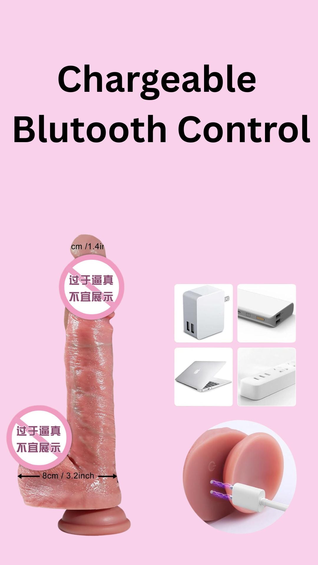 Remote control dildo vibrator