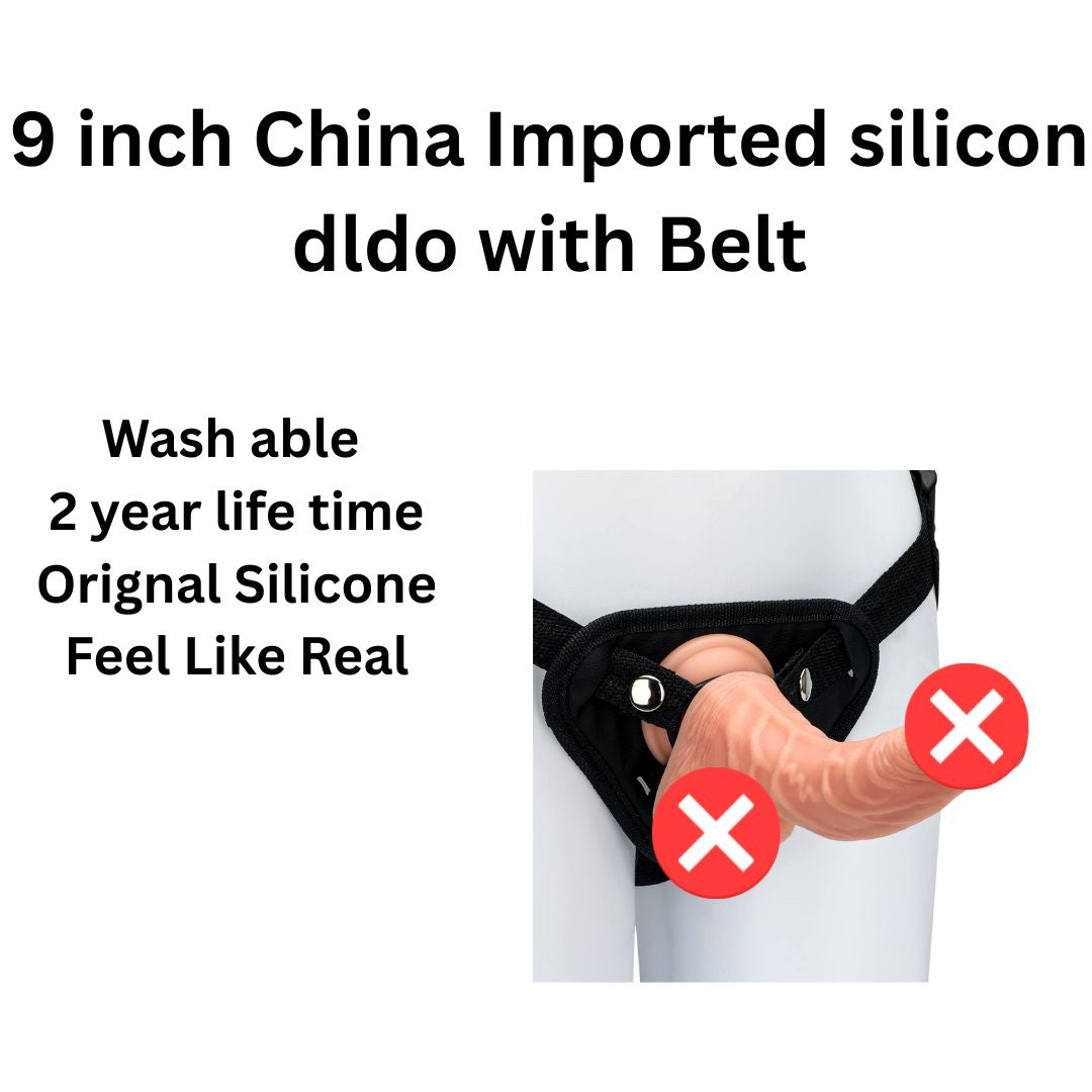 8 Inch Dildo With Belt