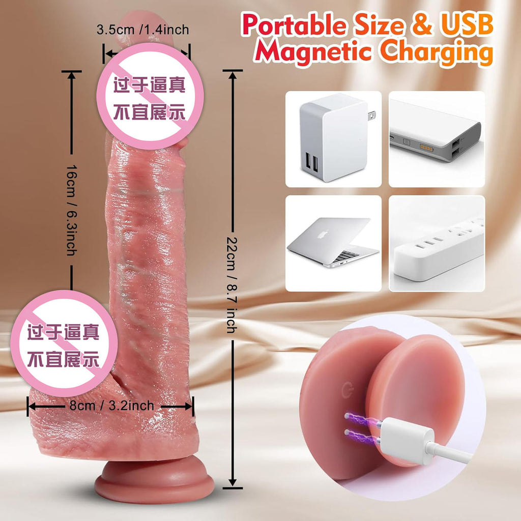 Remote control dildo vibrator
