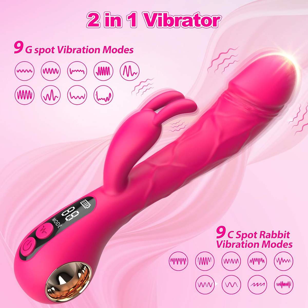 2 in 1 Rabbit Vibrator
