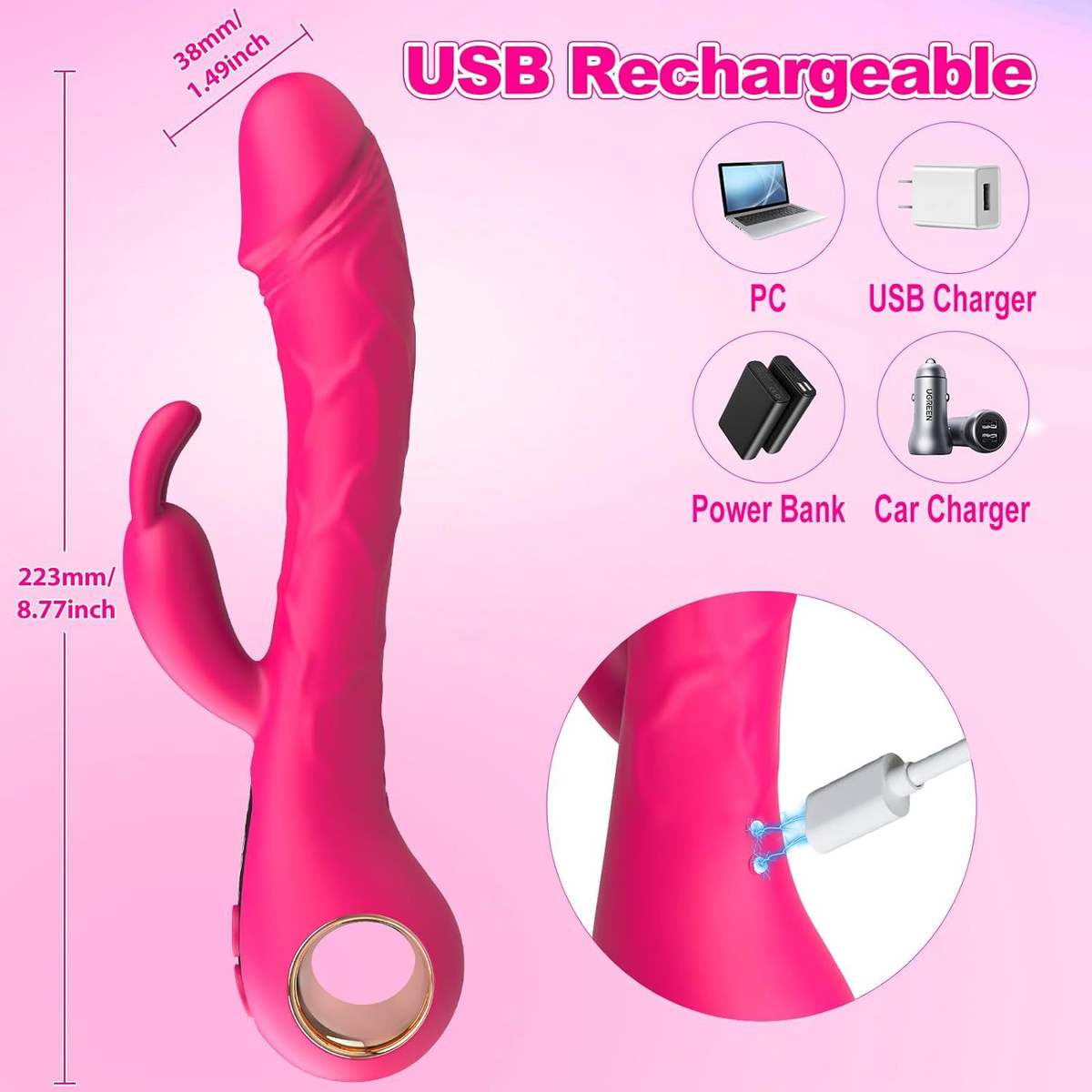 2 in 1 Rabbit Vibrator