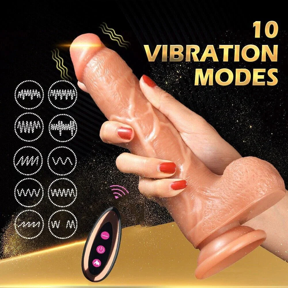 Dildo With Remote Vibrator